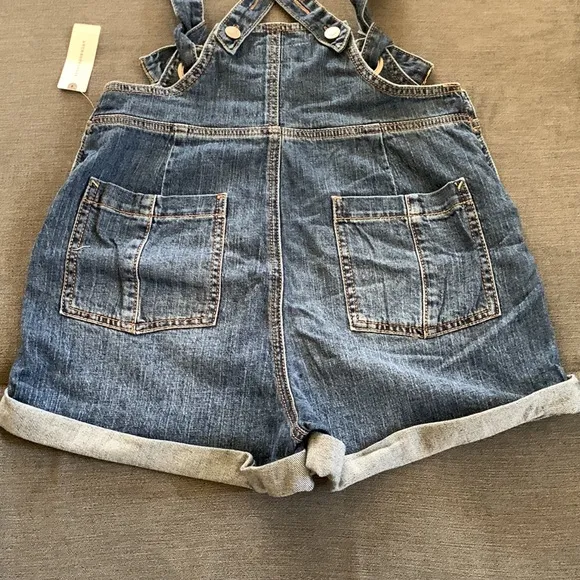 NWT Anthropologie Plicro Slouchy Overall Shorts