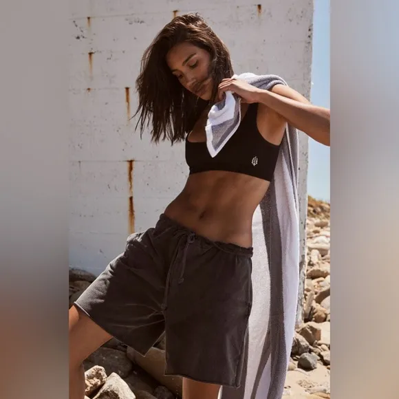 NWT Free People Movement East Rider shorts in black