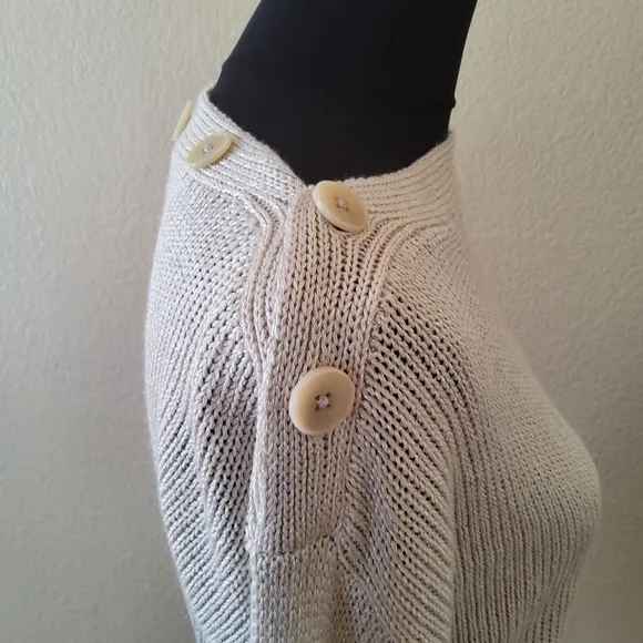NWT Joie Gadelle Boatneck Off Shoulder Pullover Slouchy Sweater S Beige
