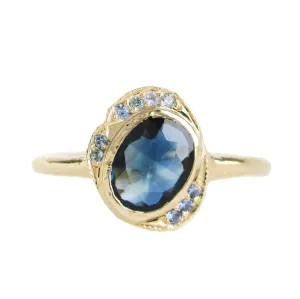 Oasis Blue Sapphire Ring