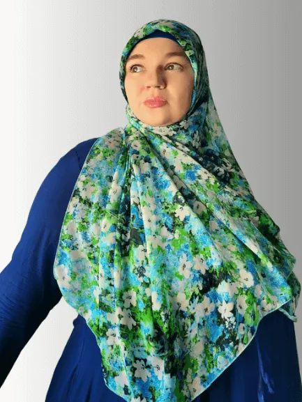 OCEAN BLOOM HIJAB