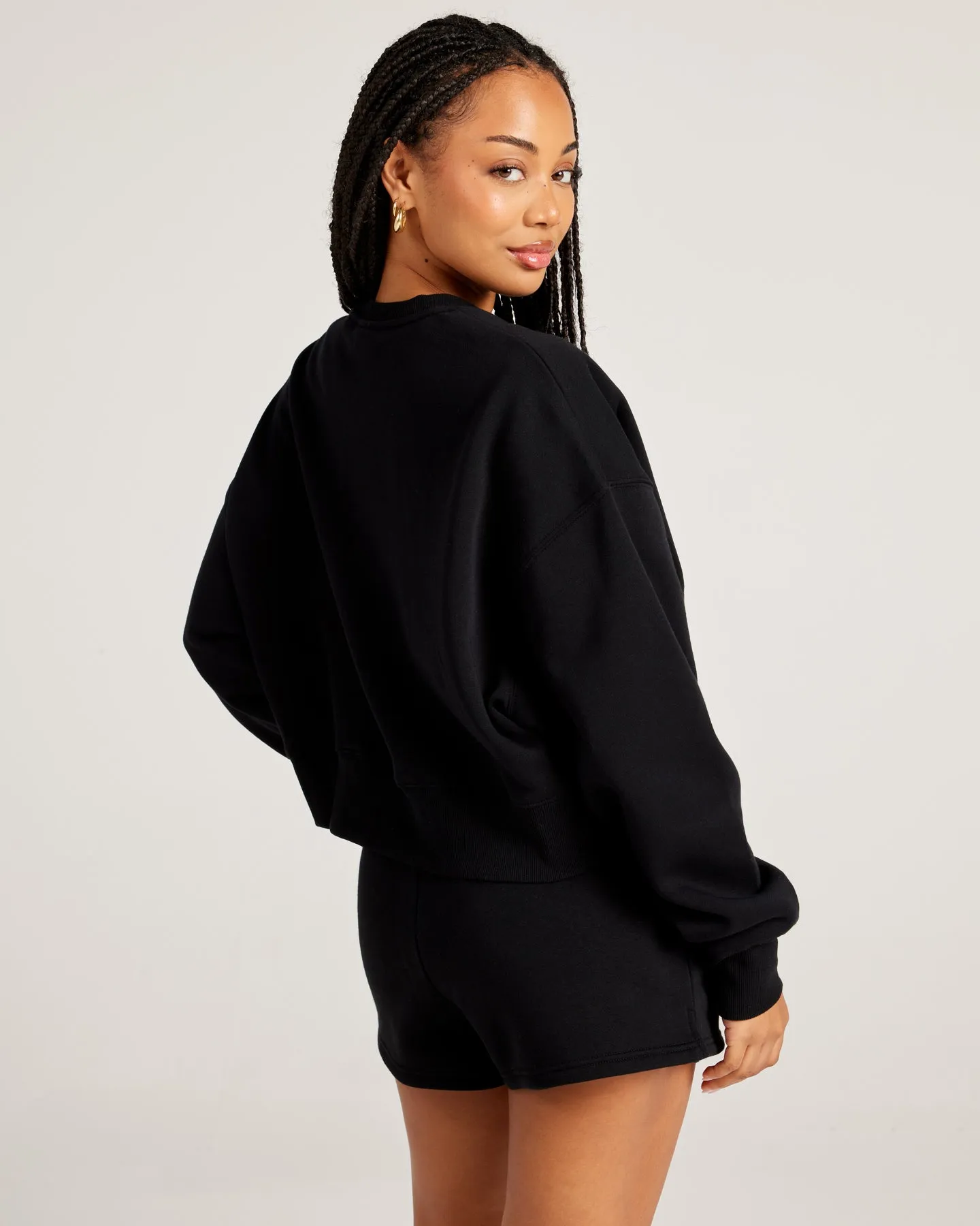 Omni Relaxed Crewneck - Black