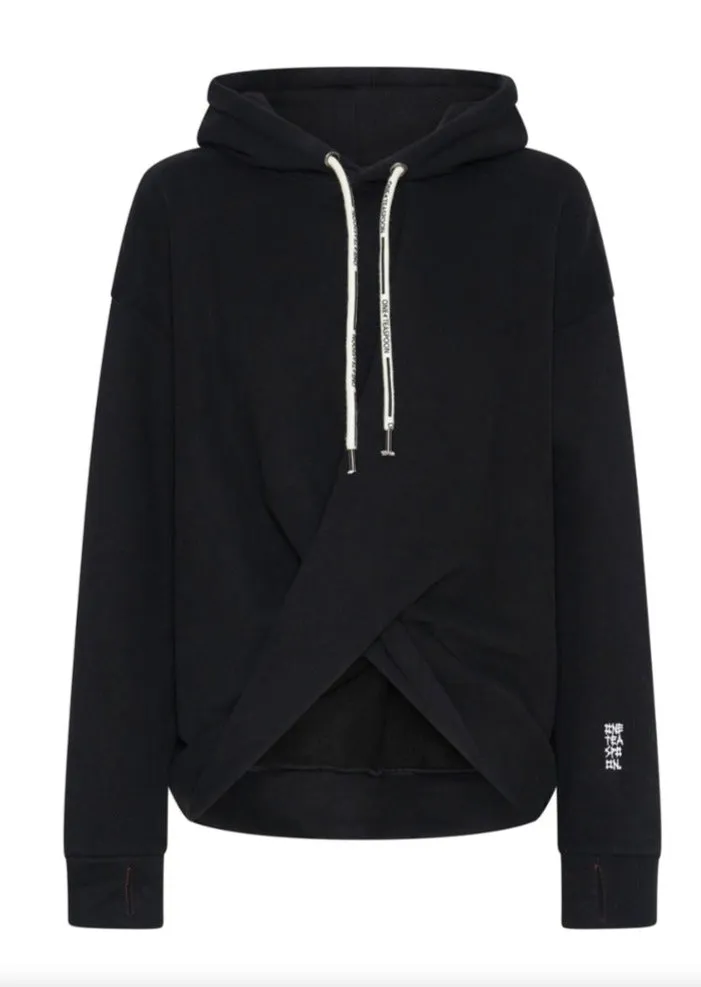 One Teaspoon OTS Twisted Hoody Black