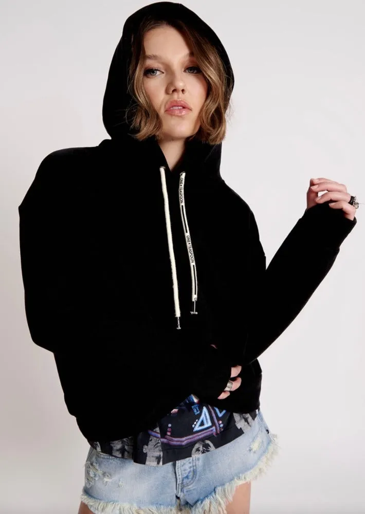 One Teaspoon OTS Twisted Hoody Black