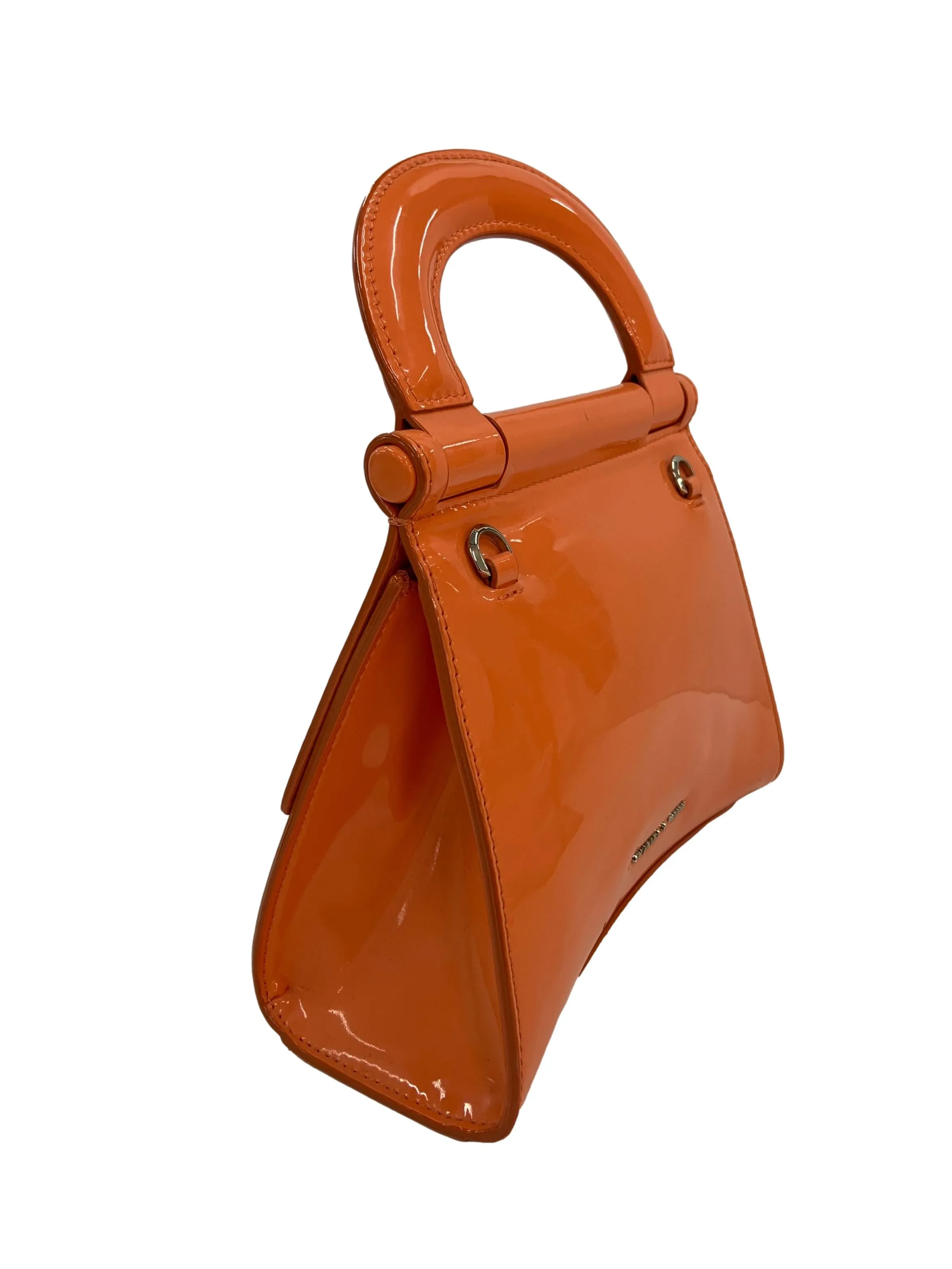 Orange Top Handle Bag