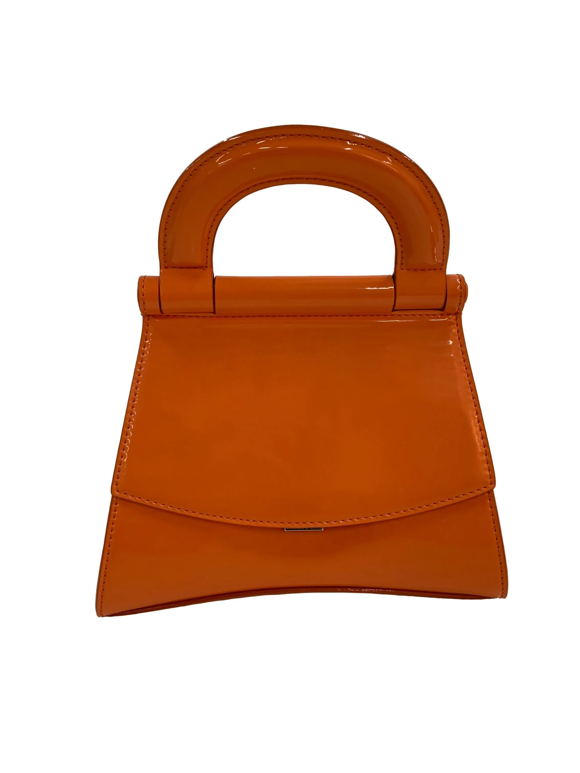 Orange Top Handle Bag