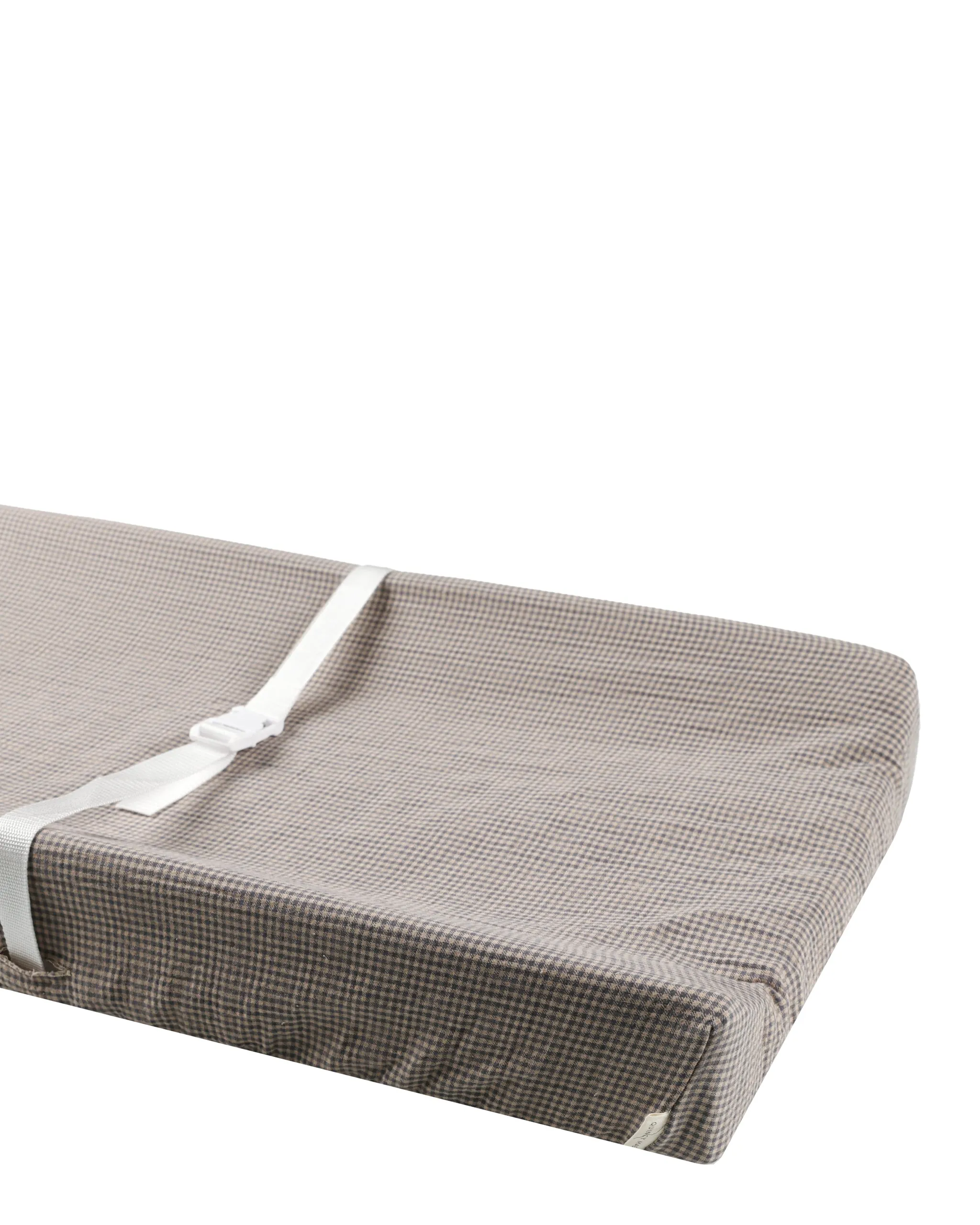 ORGANIC Changing Pad Cover || Indigo Gingham