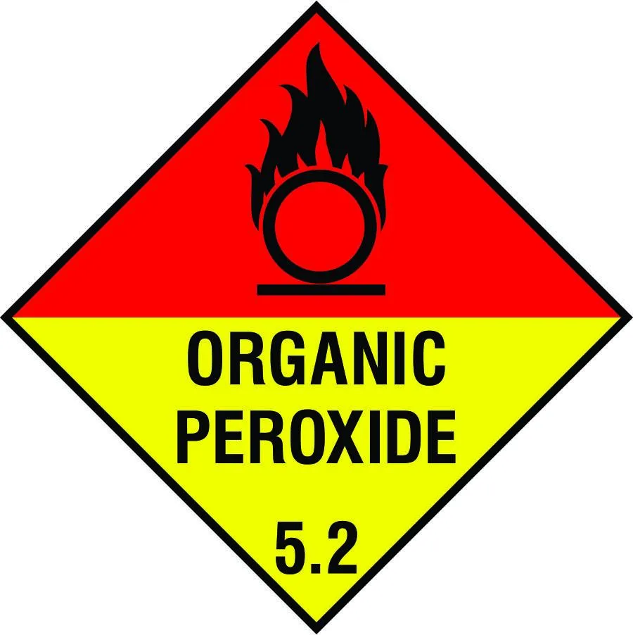 Organic Peroxide 5.2 diamond sign