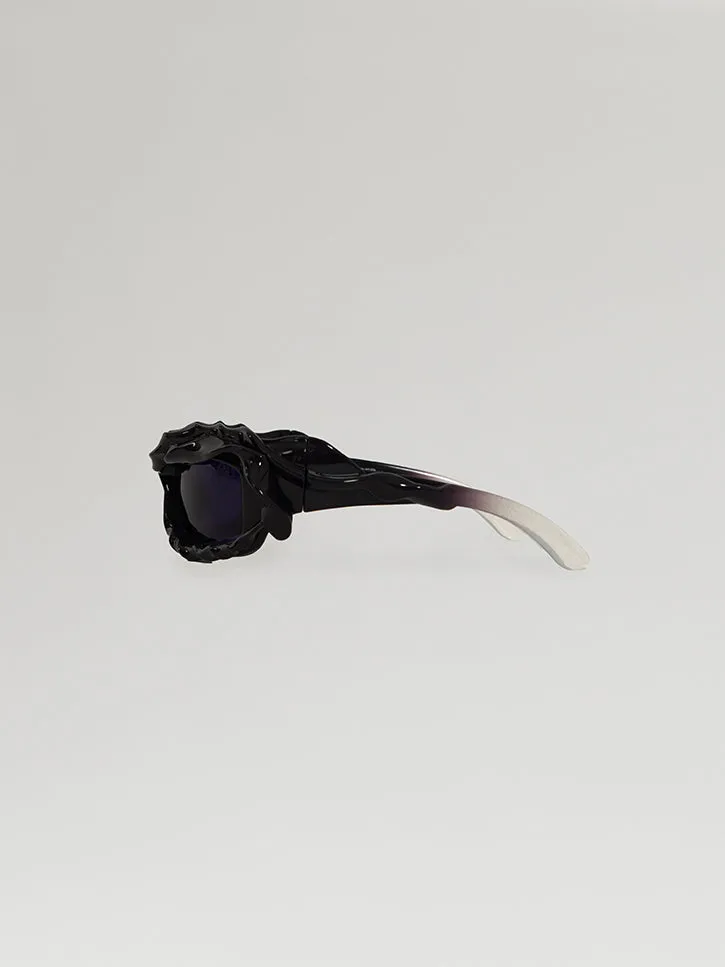 Ottolinger Twisted Sunglasses, Blue/White Fade