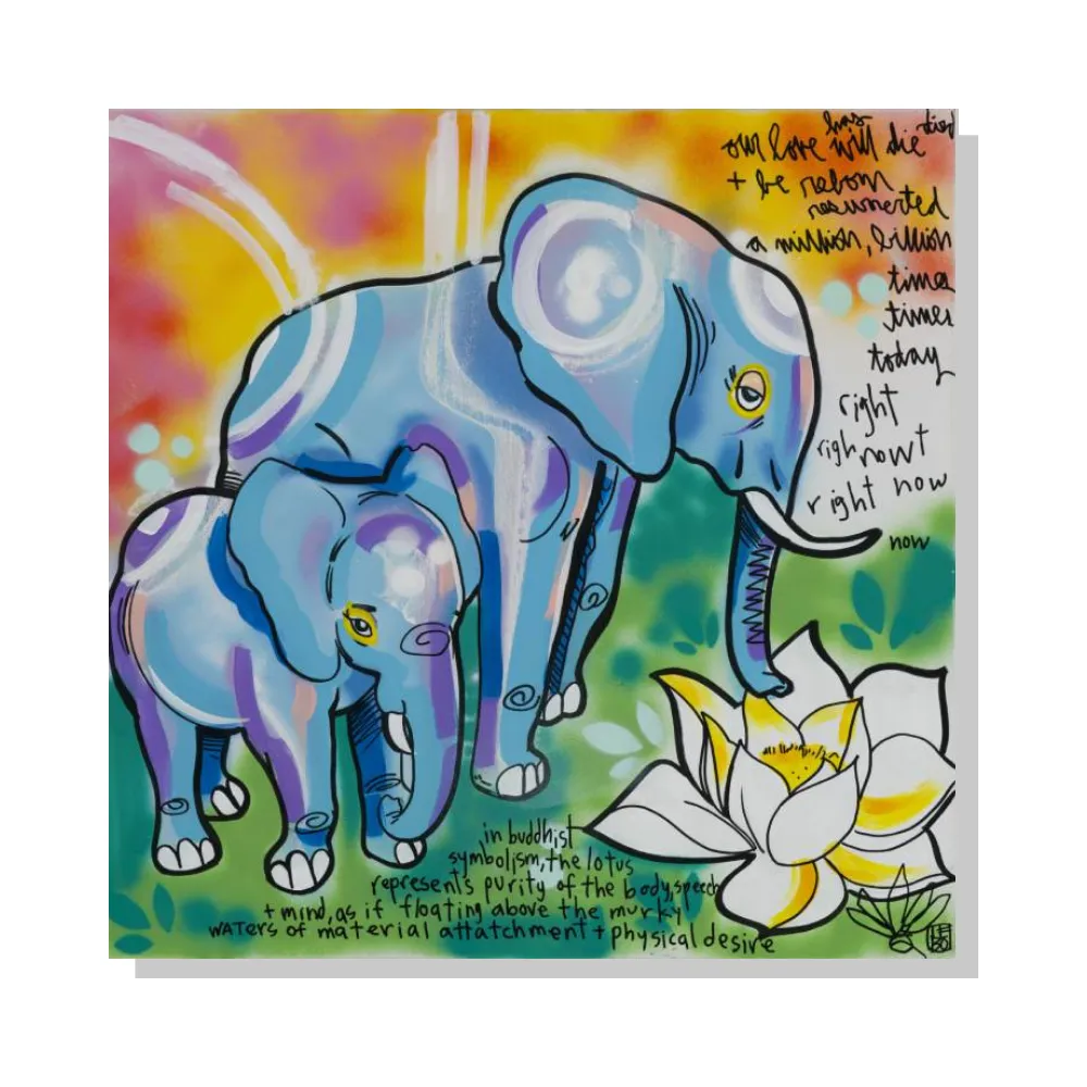 Our Love Will Die and Be Reborn - Lebo Steel Mineral Print