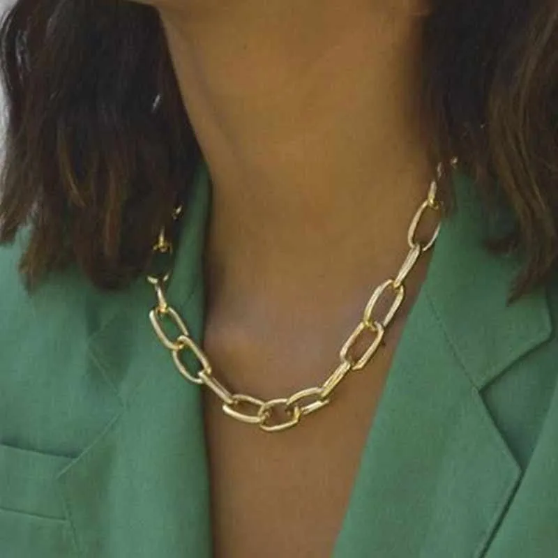 Pack of 2 Star Coin Line & Chunky Chain Necklace