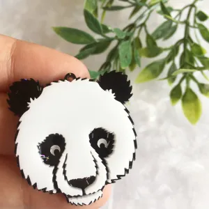 Panda bears / 12 Pieces, 50mm