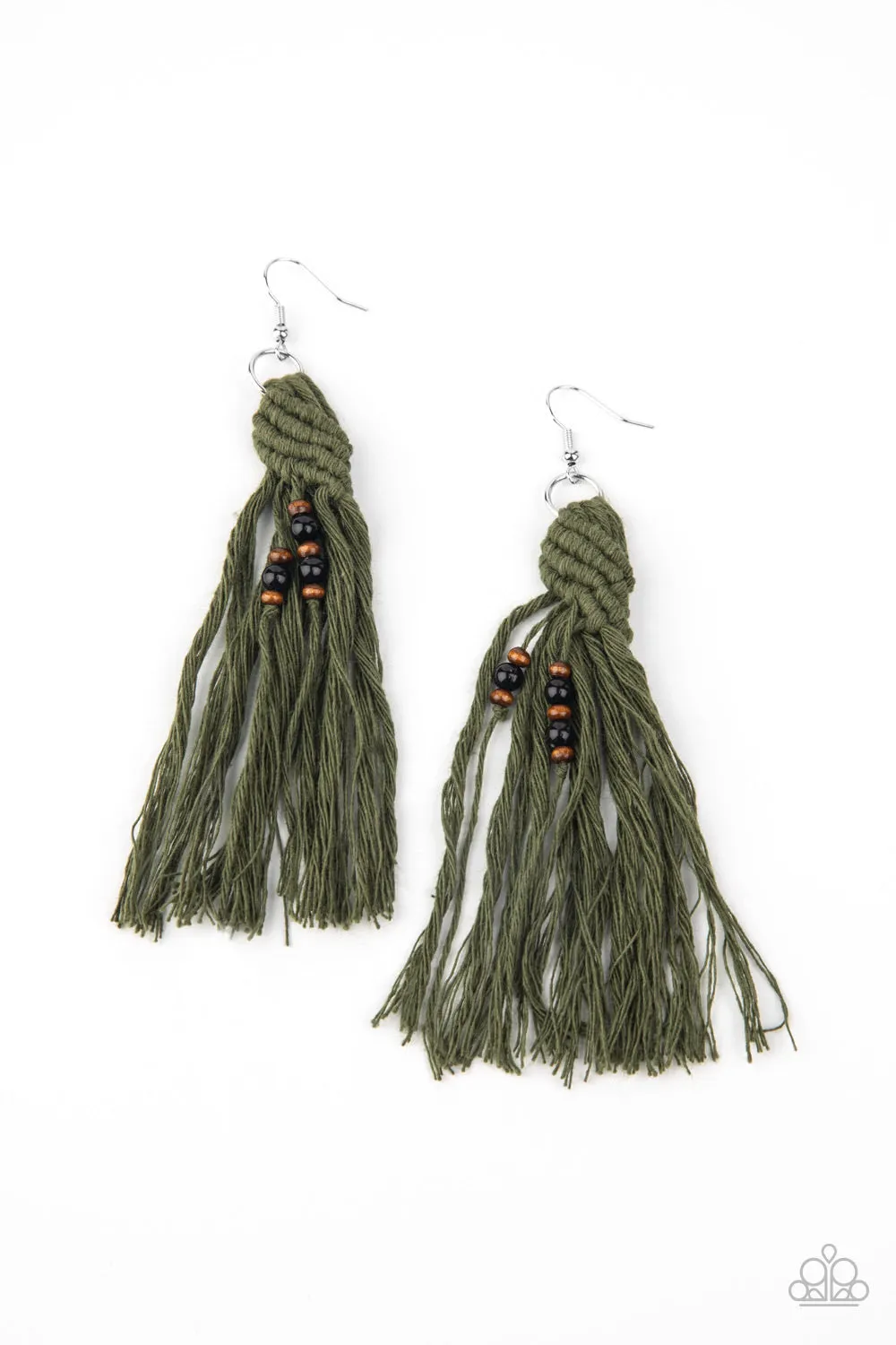 Paparazzi Beach Bash Earrings Green