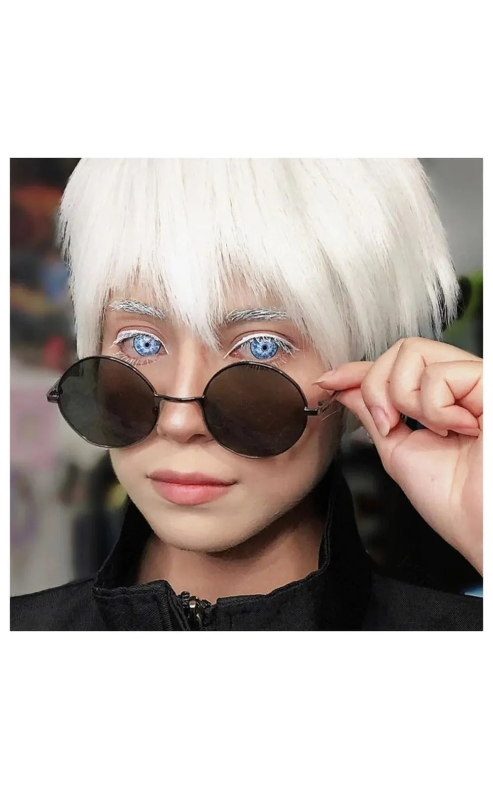 Party Lens #5 Gojo Ice Blue Contact Lenses