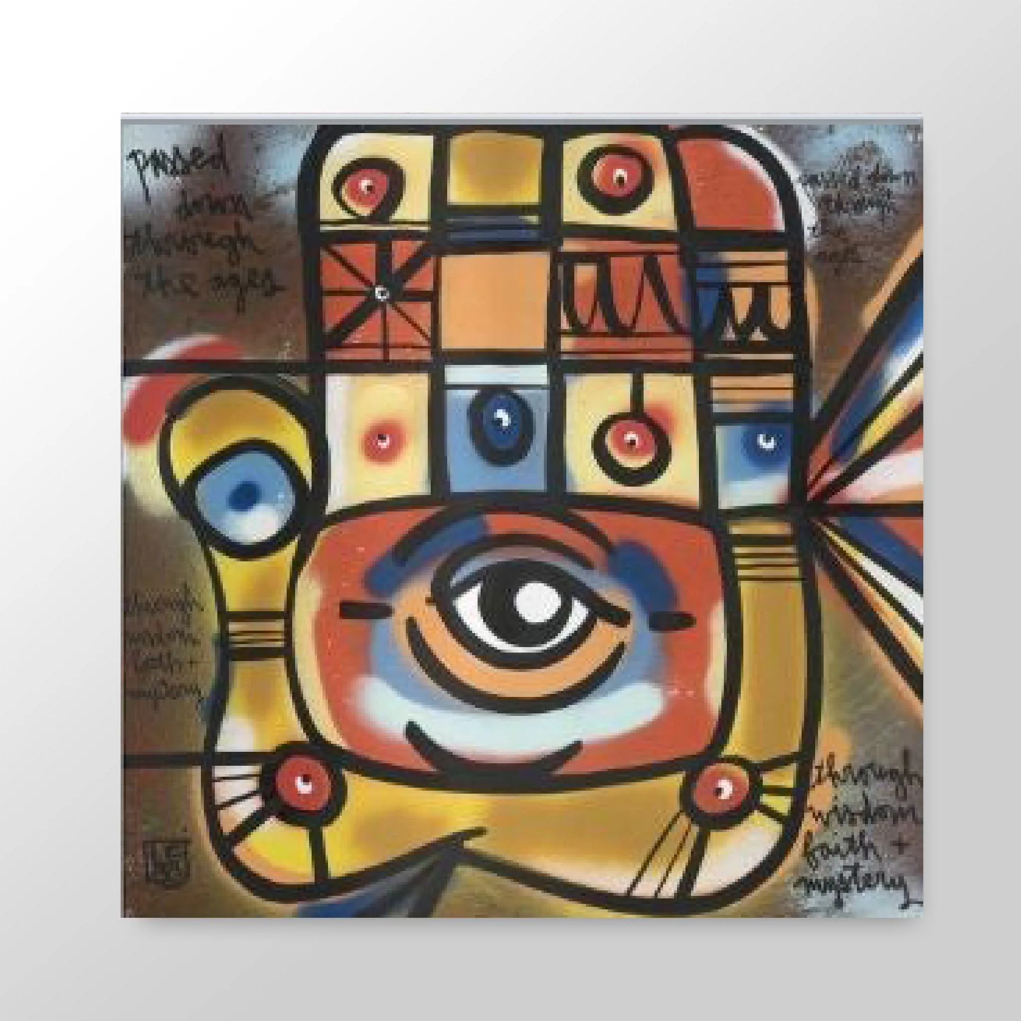 Passed Down Through the Ages - Lebo Brushed Aluminum Artbond