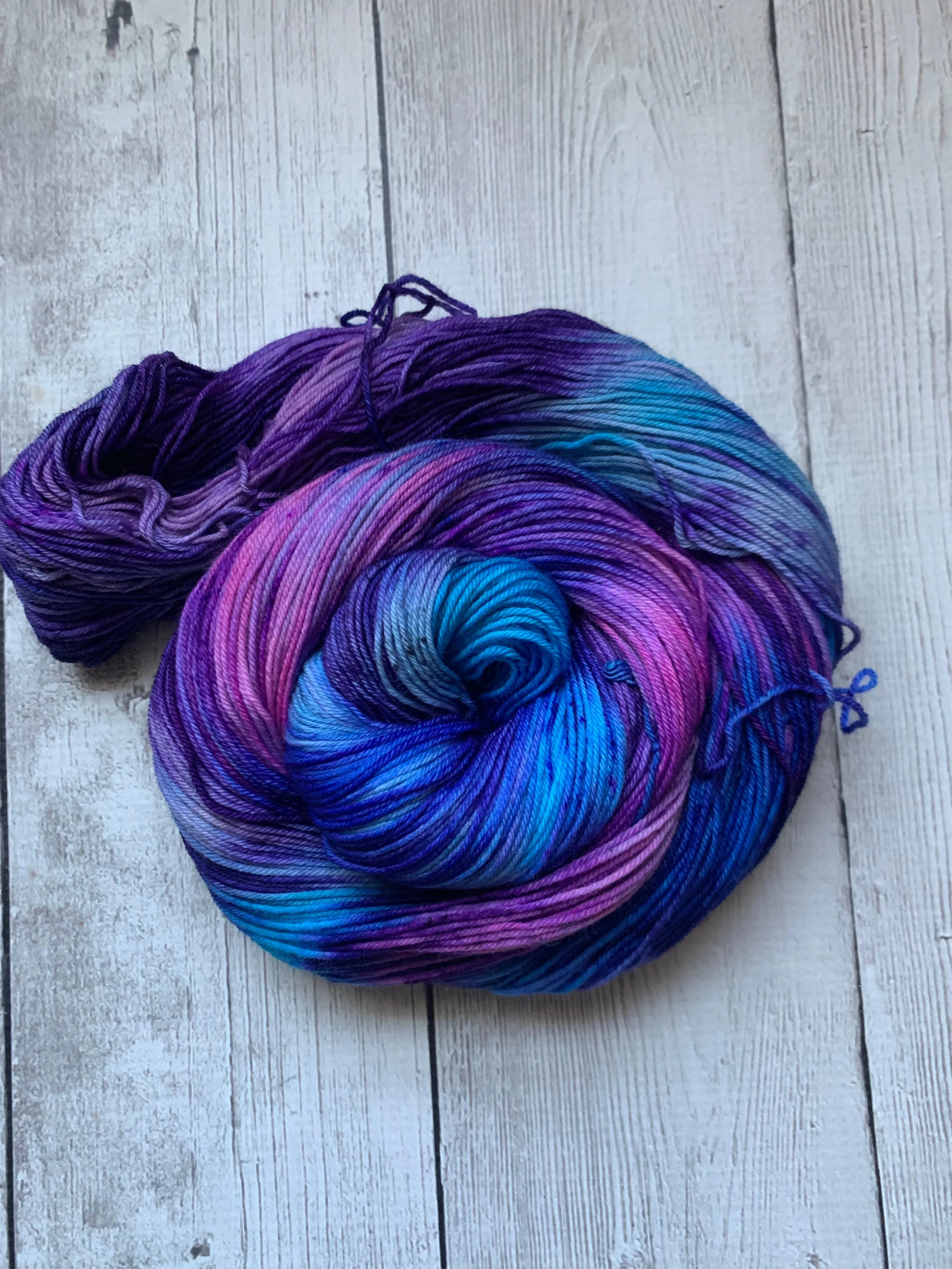 PEACOCK ORE -  Handpainted/speckled  Multiple Yarn Weights  -  RTS