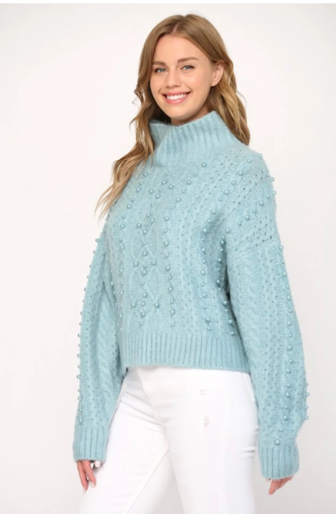 Pearl Blue Sweater