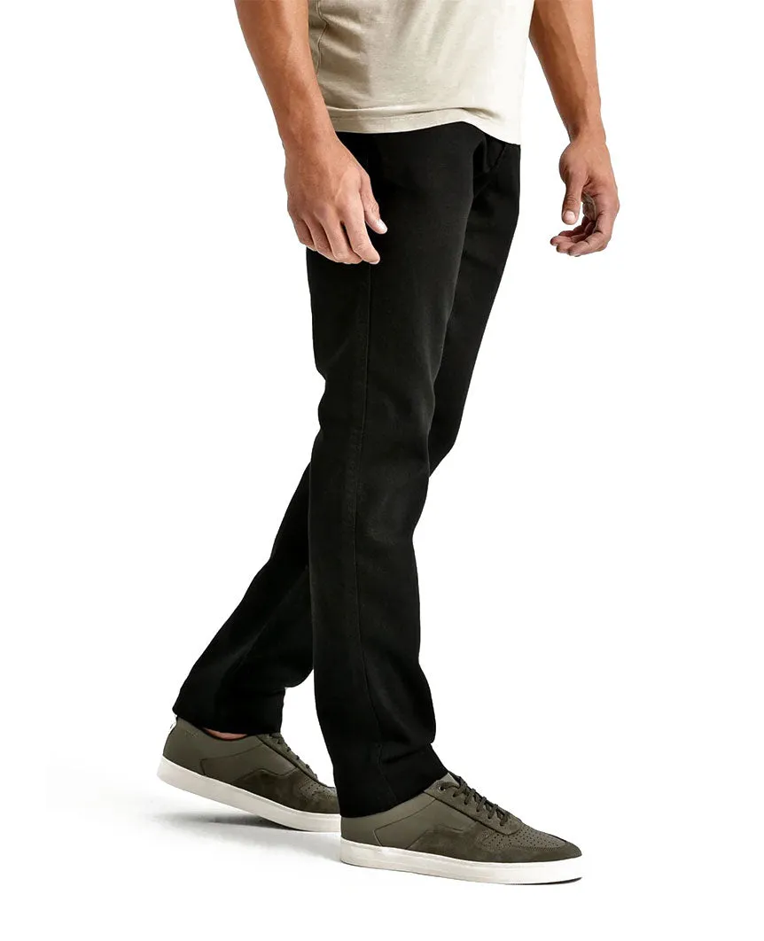 Performance Denim Relaxed Tapered Black