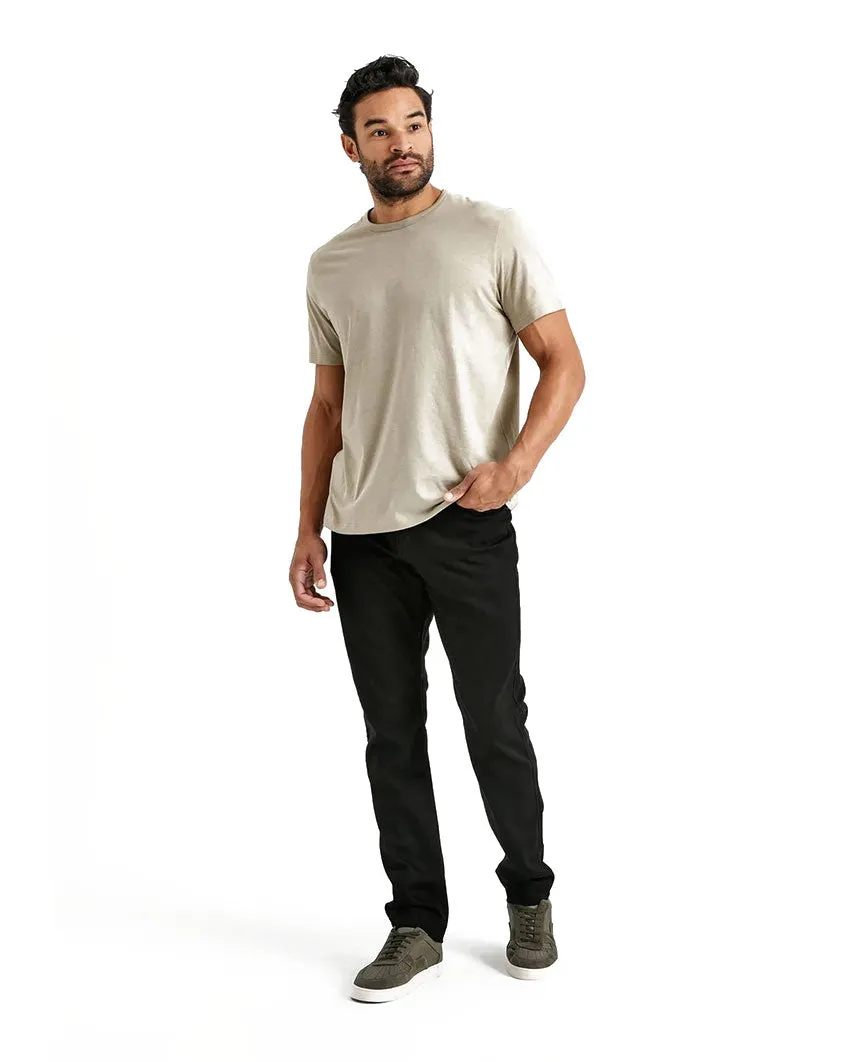 Performance Denim Relaxed Tapered Black