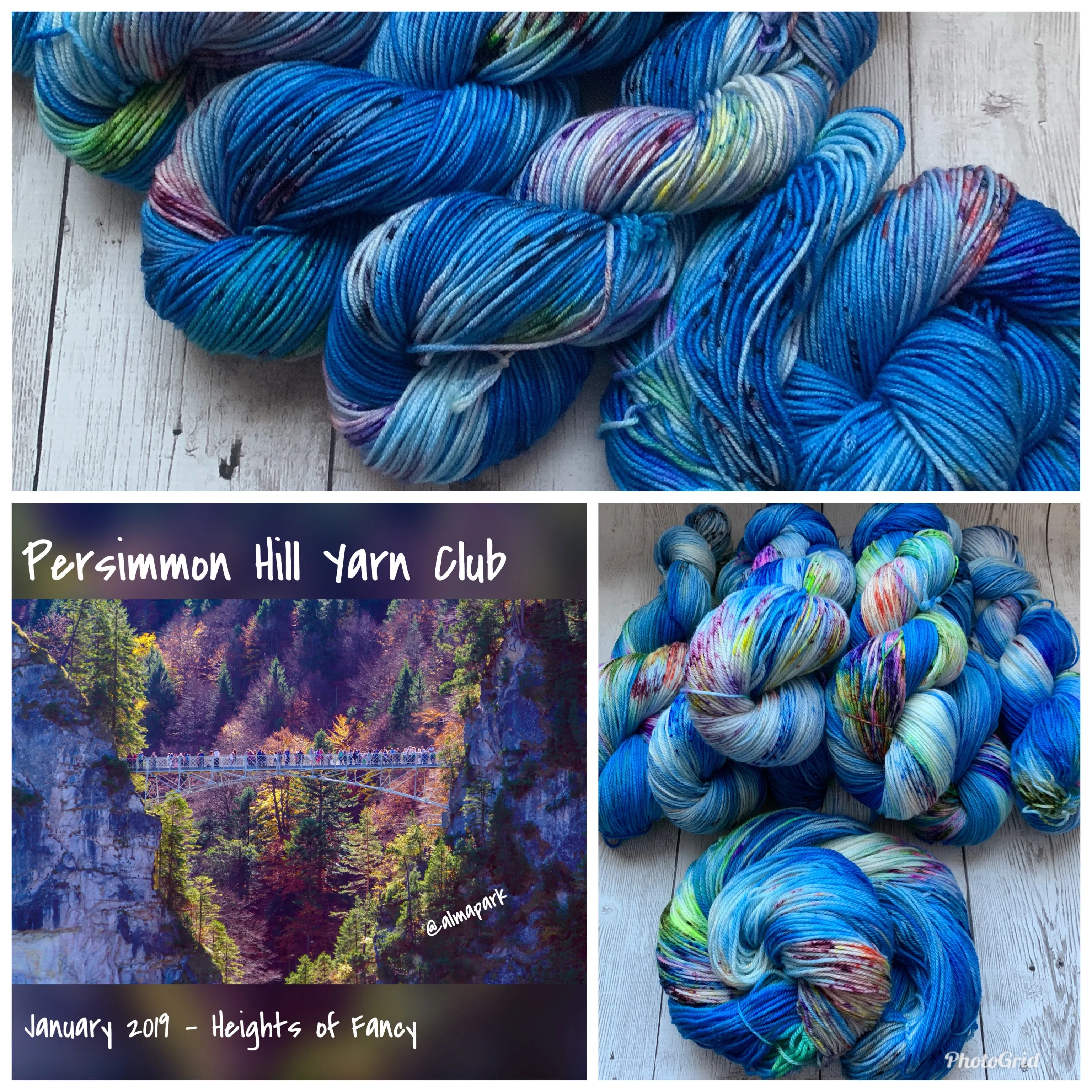 Persimmon Hill Yarn Club by Alma Park