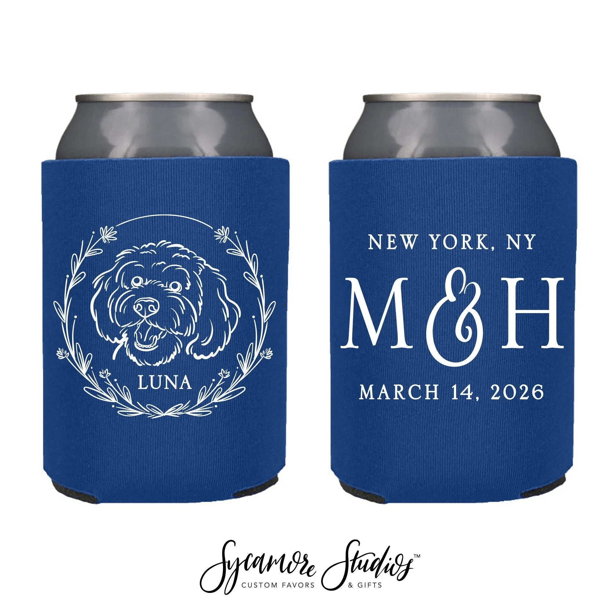 Pet Floral - Wedding Can Cooler #220R