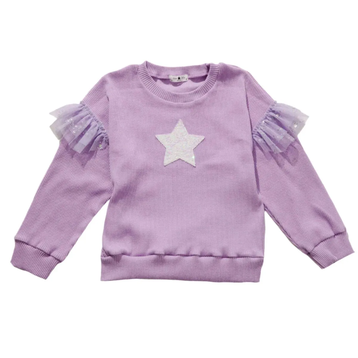 Petite Hailey Star Sweatshirt & Legging Set - Purple