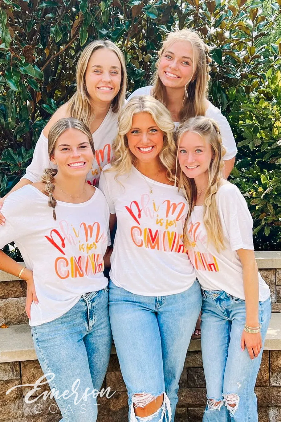 Phi Mu is for CMNH Slouchy Tee