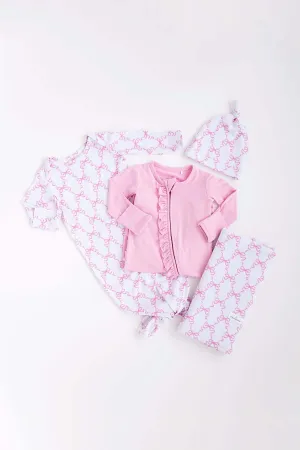Pink Bow Baby Bundle Box