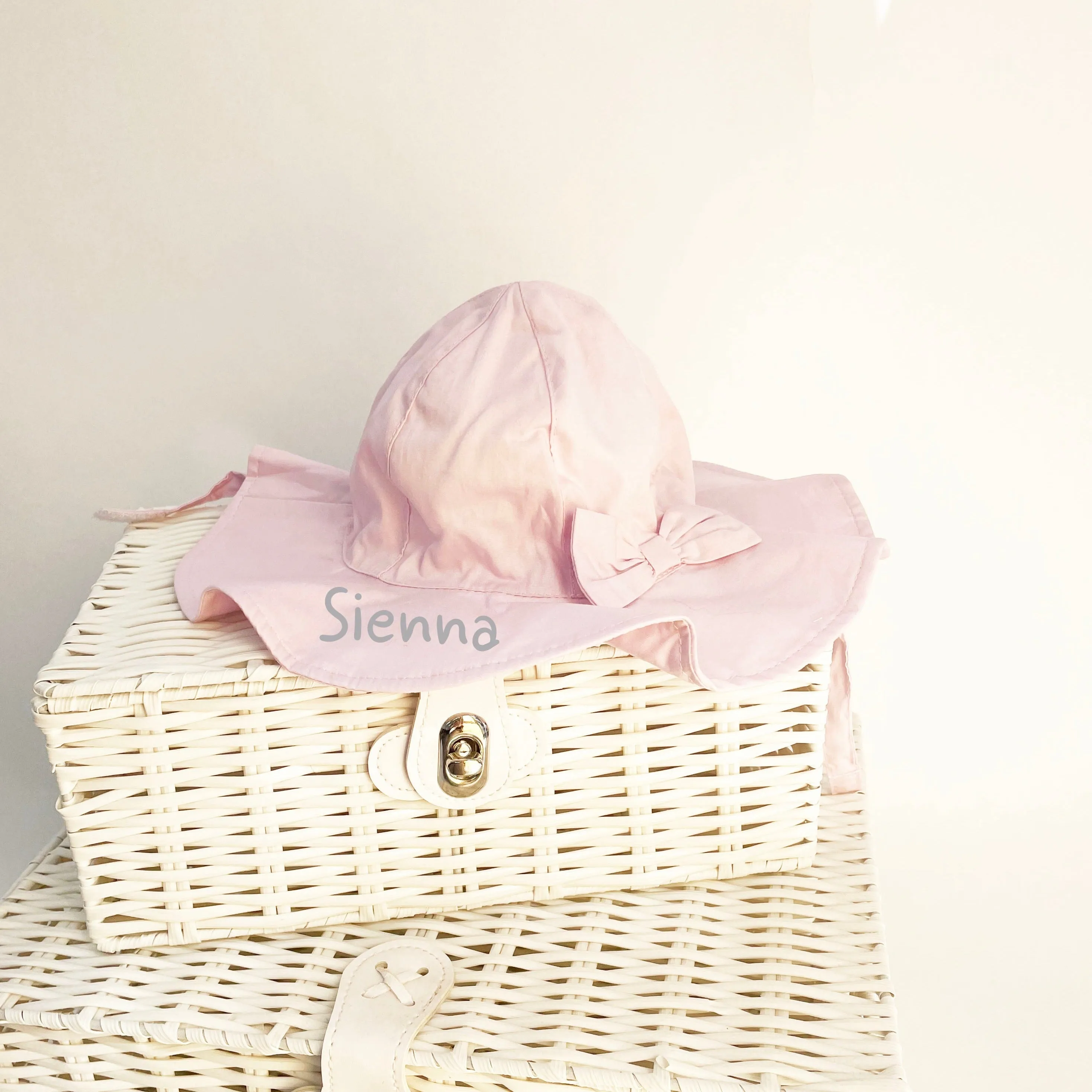 Pink Floppy Summer Hat (Can be personalised)