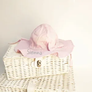 Pink Floppy Summer Hat (Can be personalised)