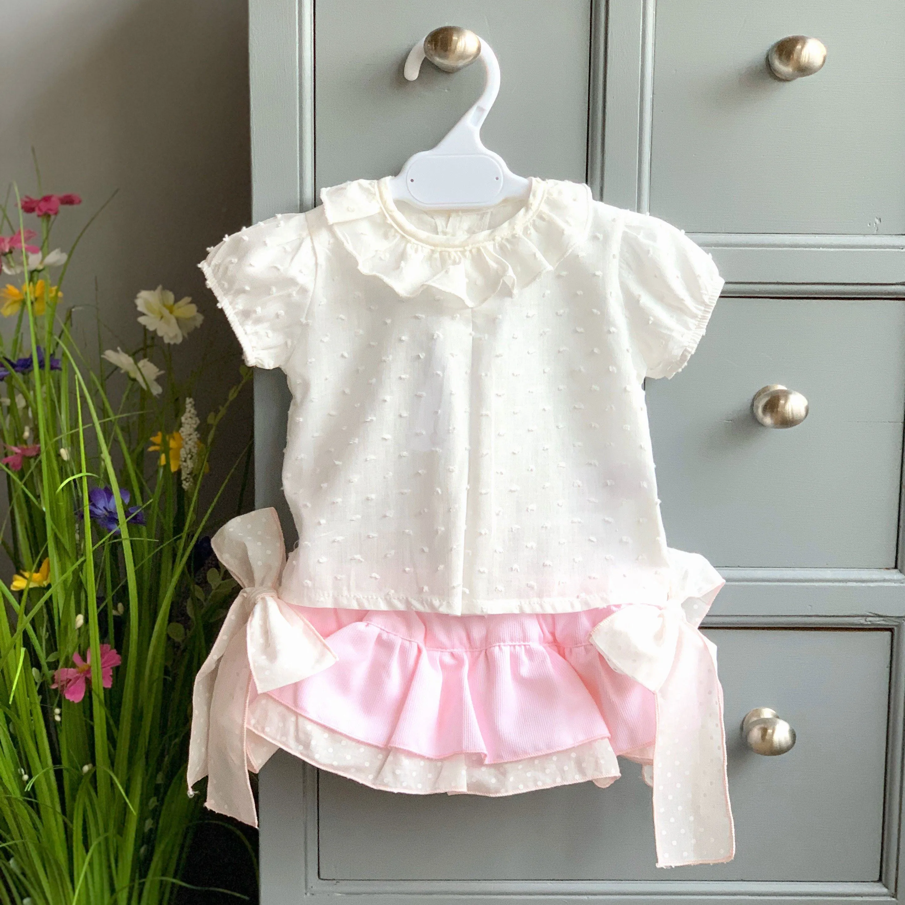 Pink Frilled Bow Bloomers