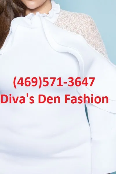 Plus Frilled Dress