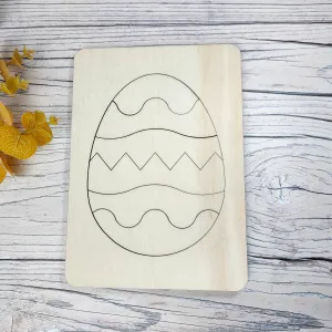 Plywood Easter Egg Puzzle
