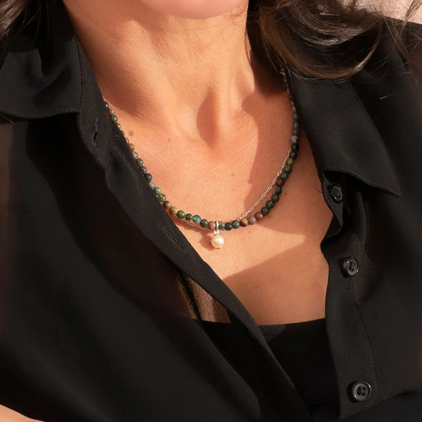 POLISHED WHISPER LAYERED NECKLACE