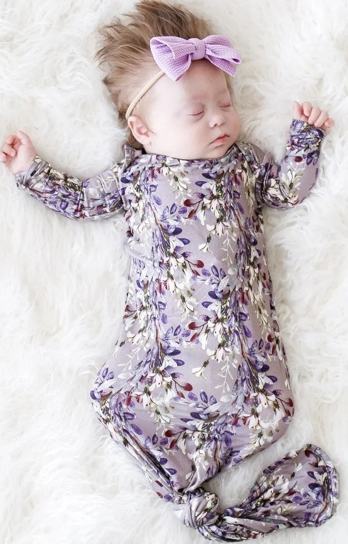 Posh Peanut Trinity Floral Knotted Gown