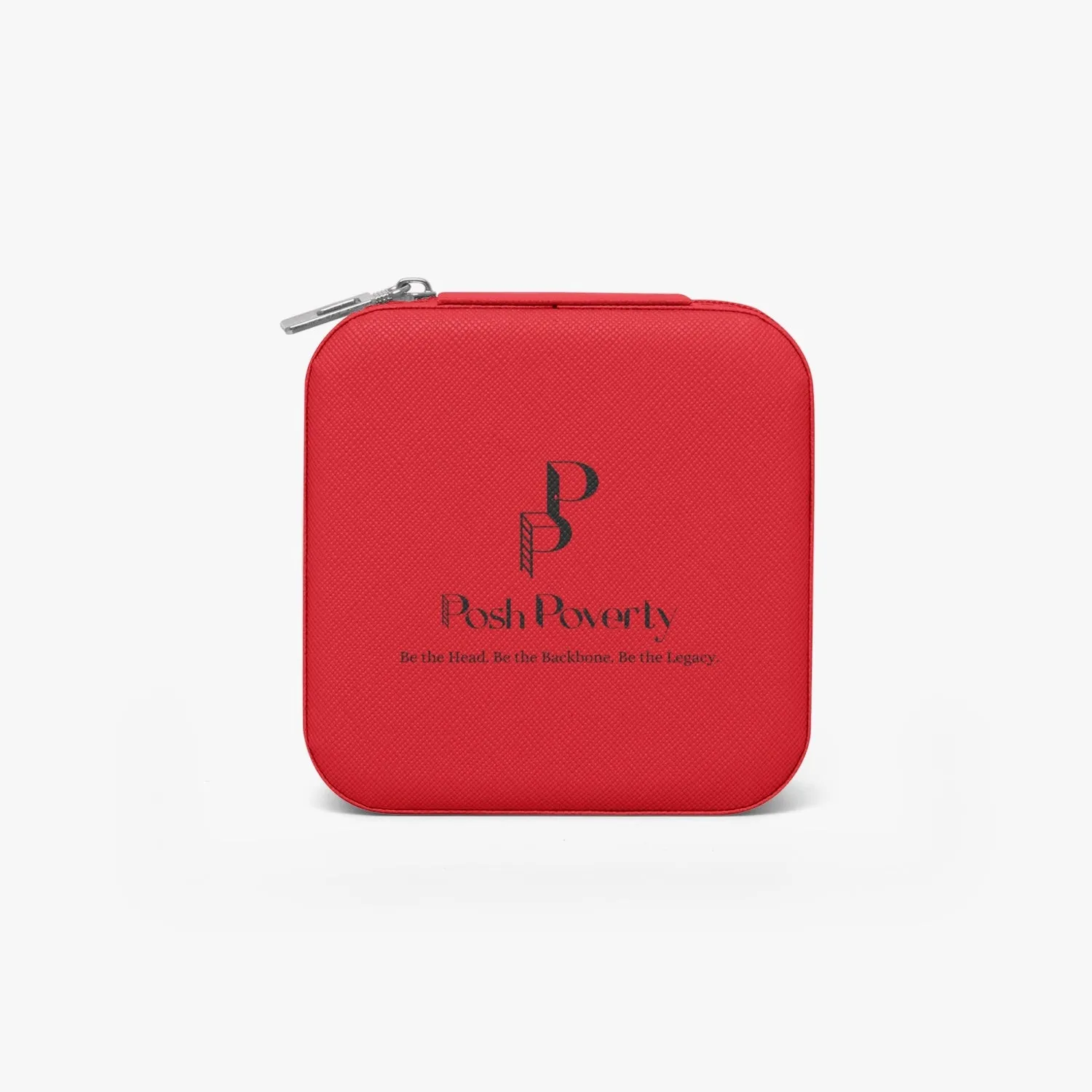 Posh Poverty Faux Leather Travel Jewelry Box Case