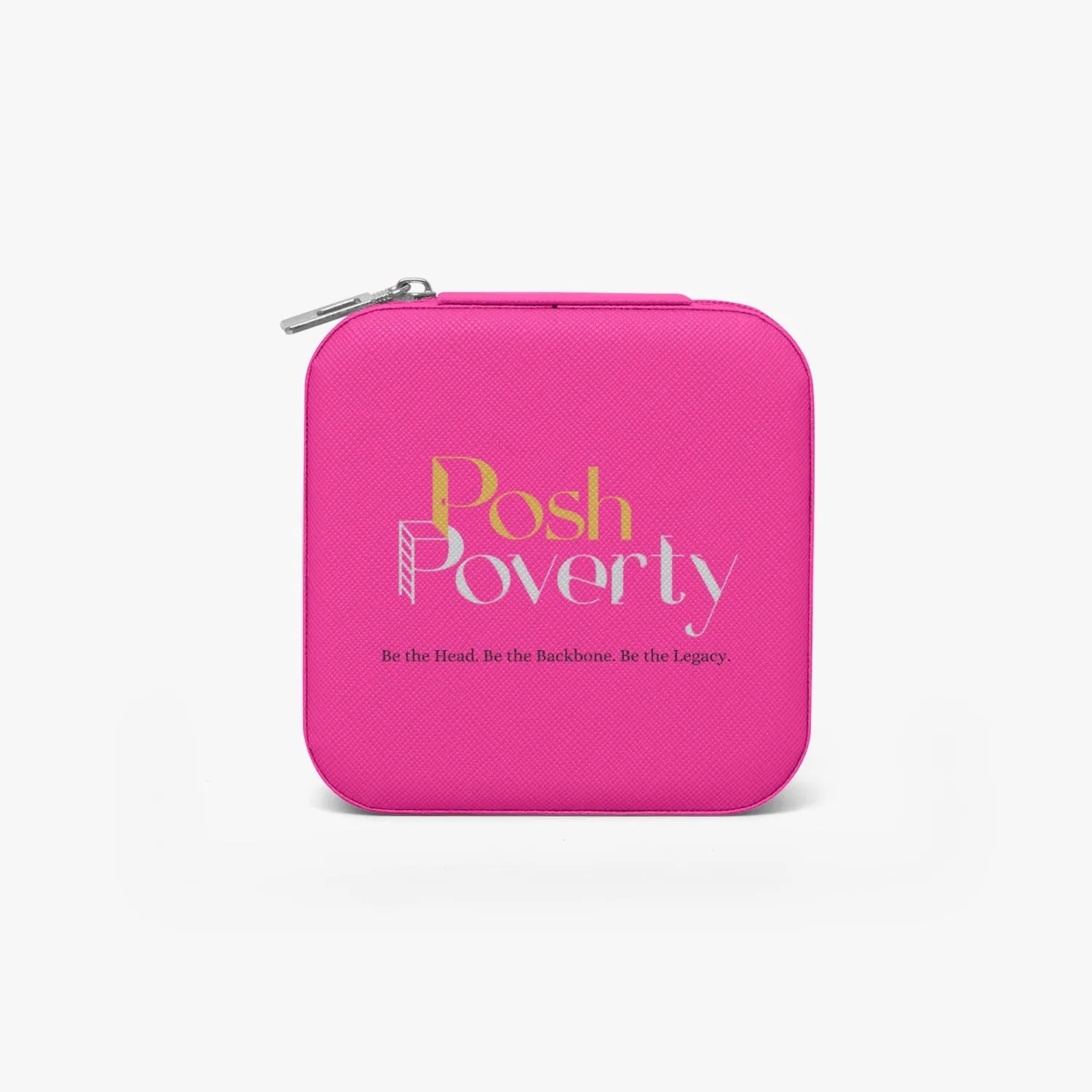 Posh Poverty Faux Leather Travel Jewelry Box Case