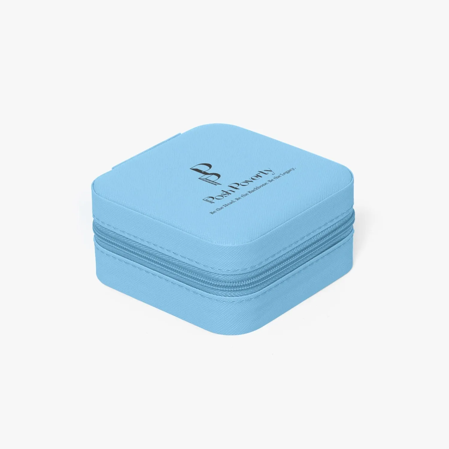 Posh Poverty Faux Leather Travel Jewelry Box Case