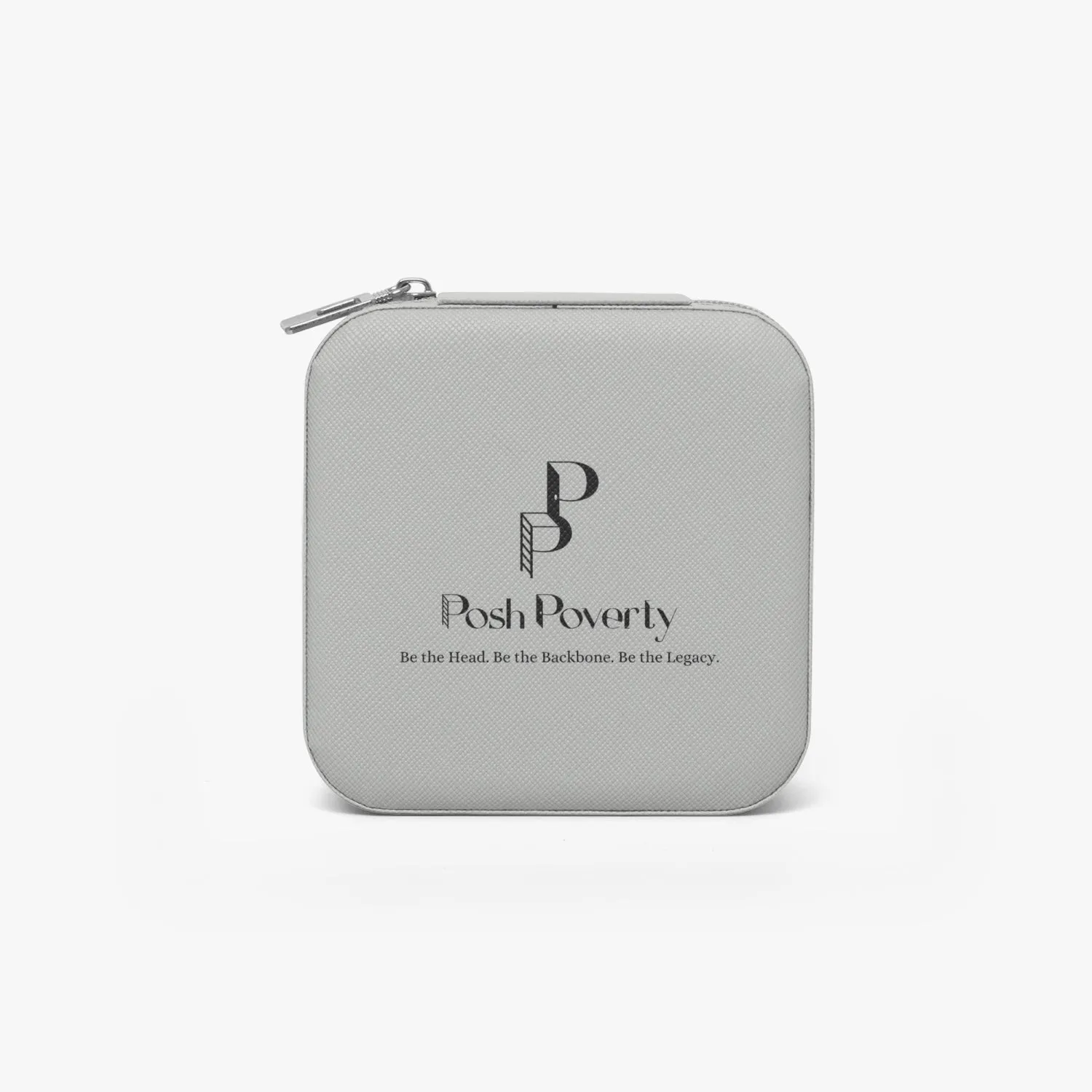 Posh Poverty Faux Leather Travel Jewelry Box Case