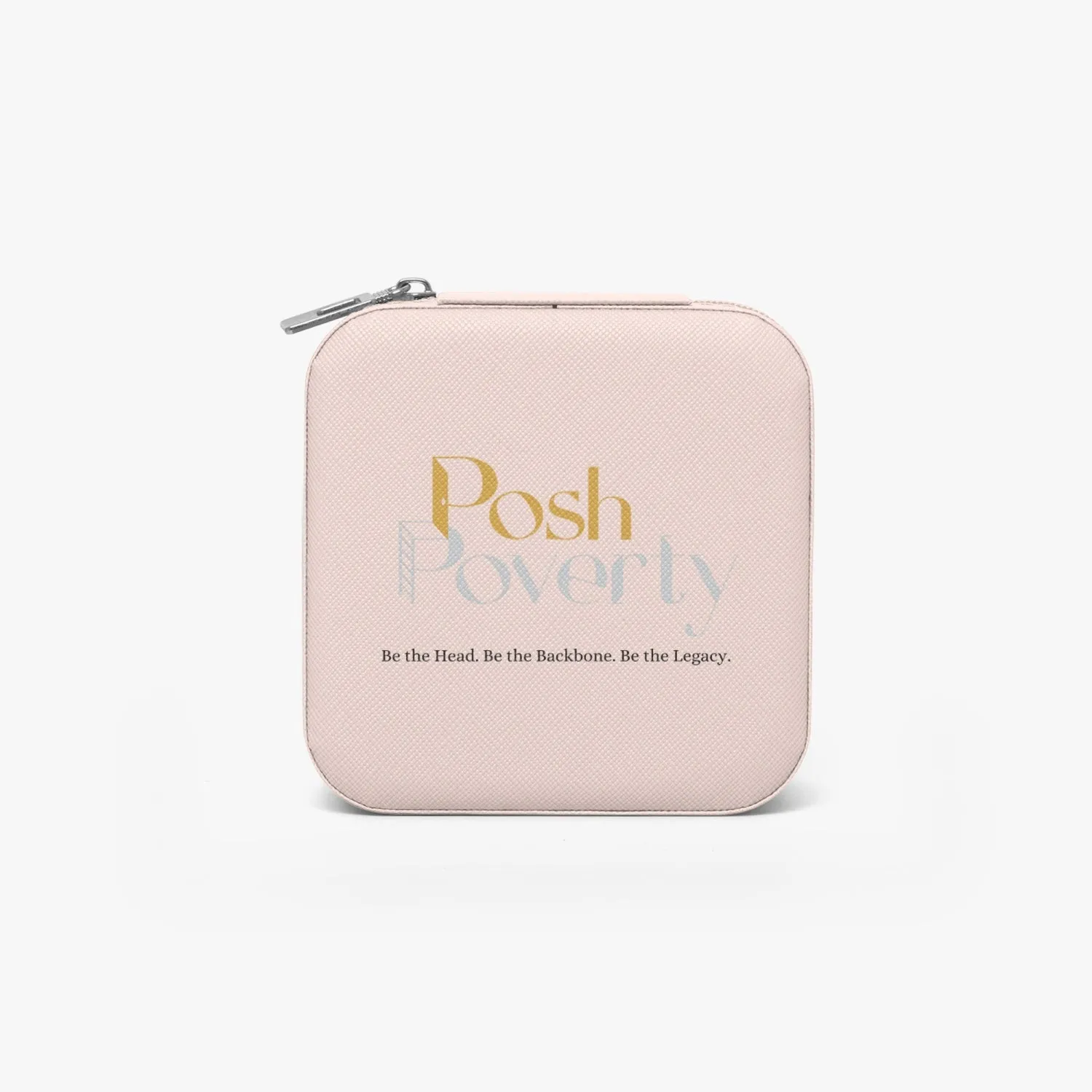 Posh Poverty Faux Leather Travel Jewelry Box Case