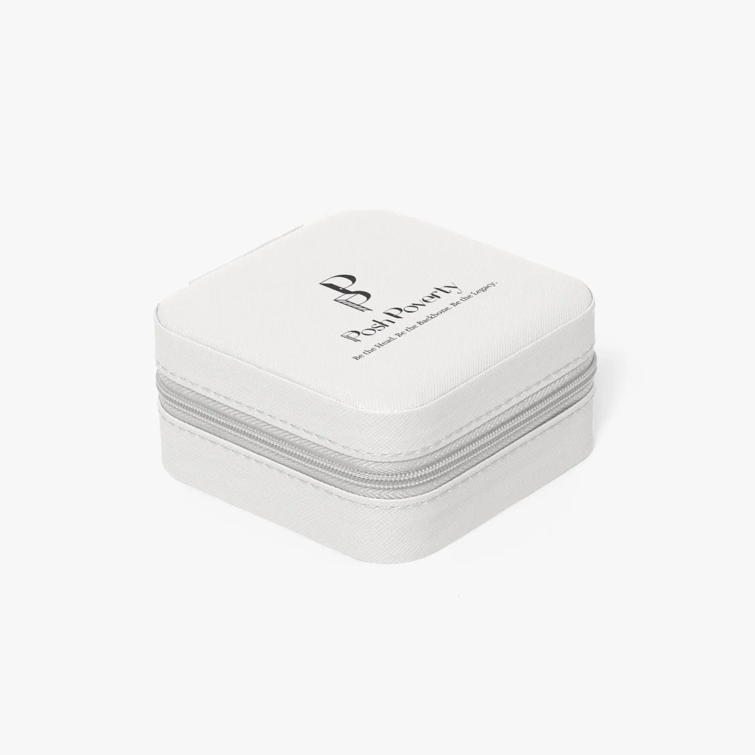 Posh Poverty Faux Leather Travel Jewelry Box Case