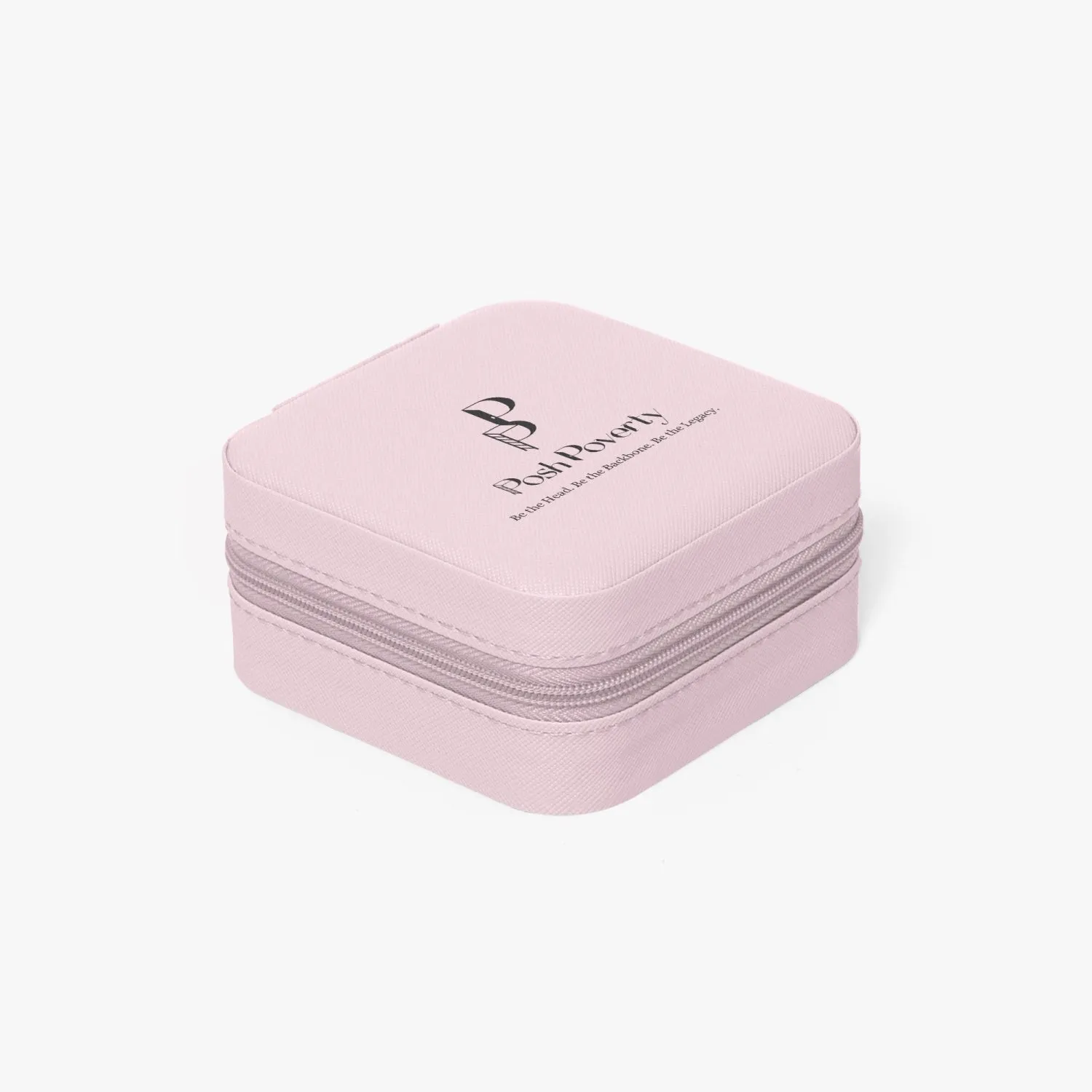 Posh Poverty Faux Leather Travel Jewelry Box Case