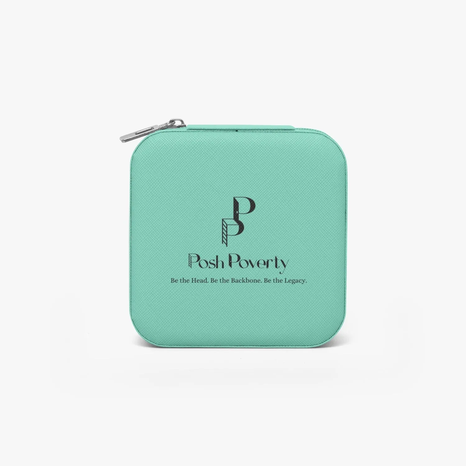 Posh Poverty Faux Leather Travel Jewelry Box Case