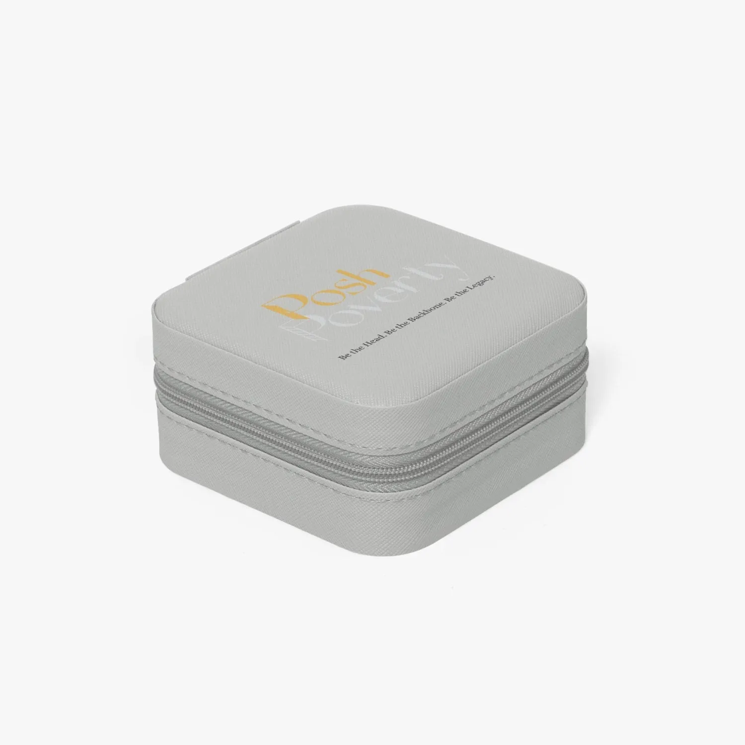 Posh Poverty Faux Leather Travel Jewelry Box Case