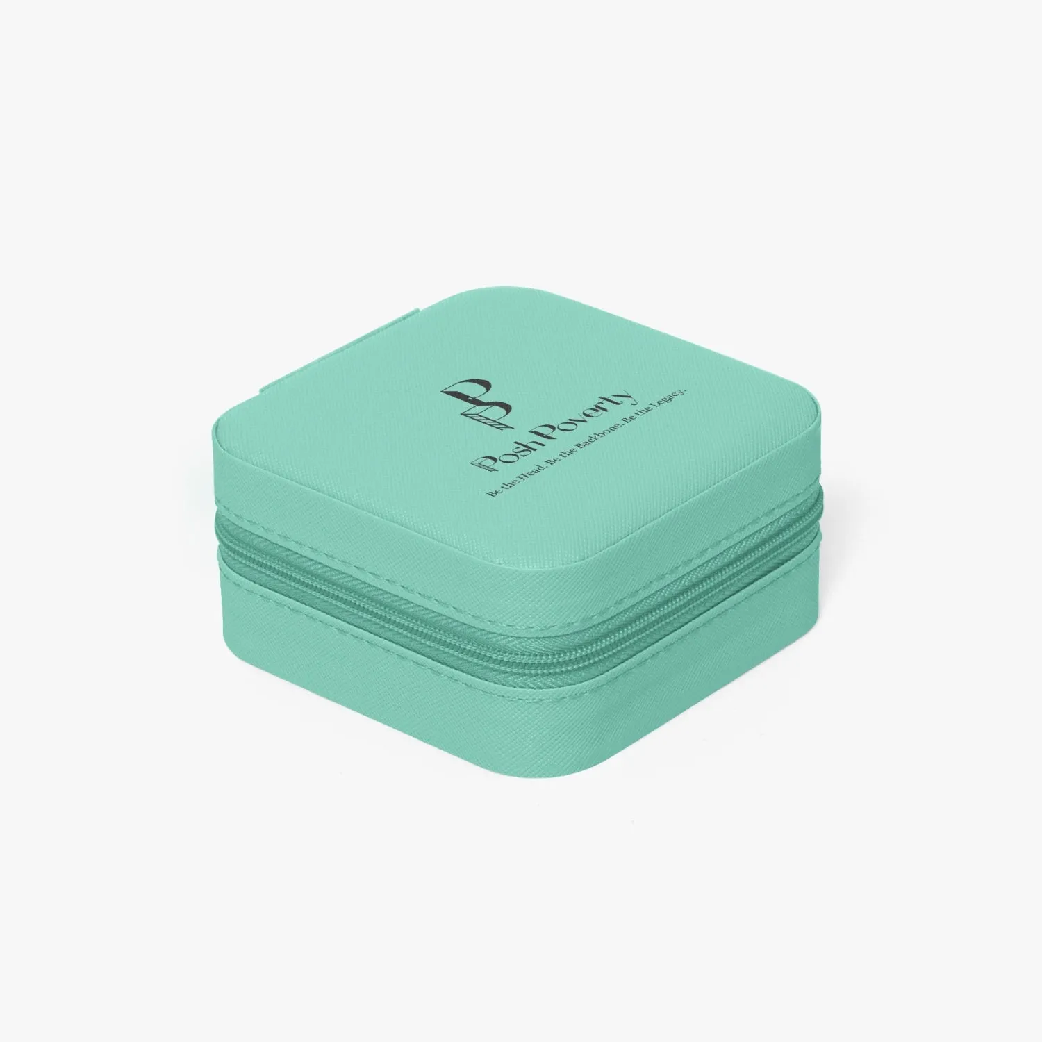 Posh Poverty Faux Leather Travel Jewelry Box Case