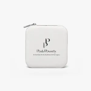 Posh Poverty Faux Leather Travel Jewelry Box Case