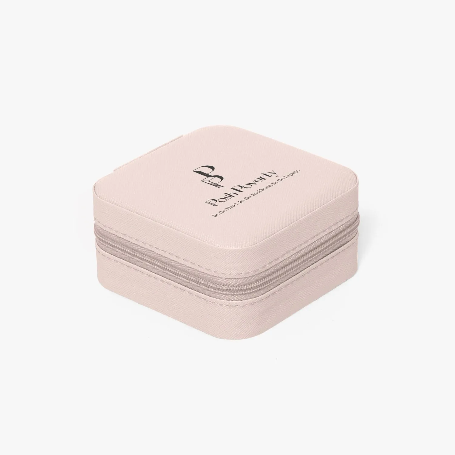 Posh Poverty Faux Leather Travel Jewelry Box Case