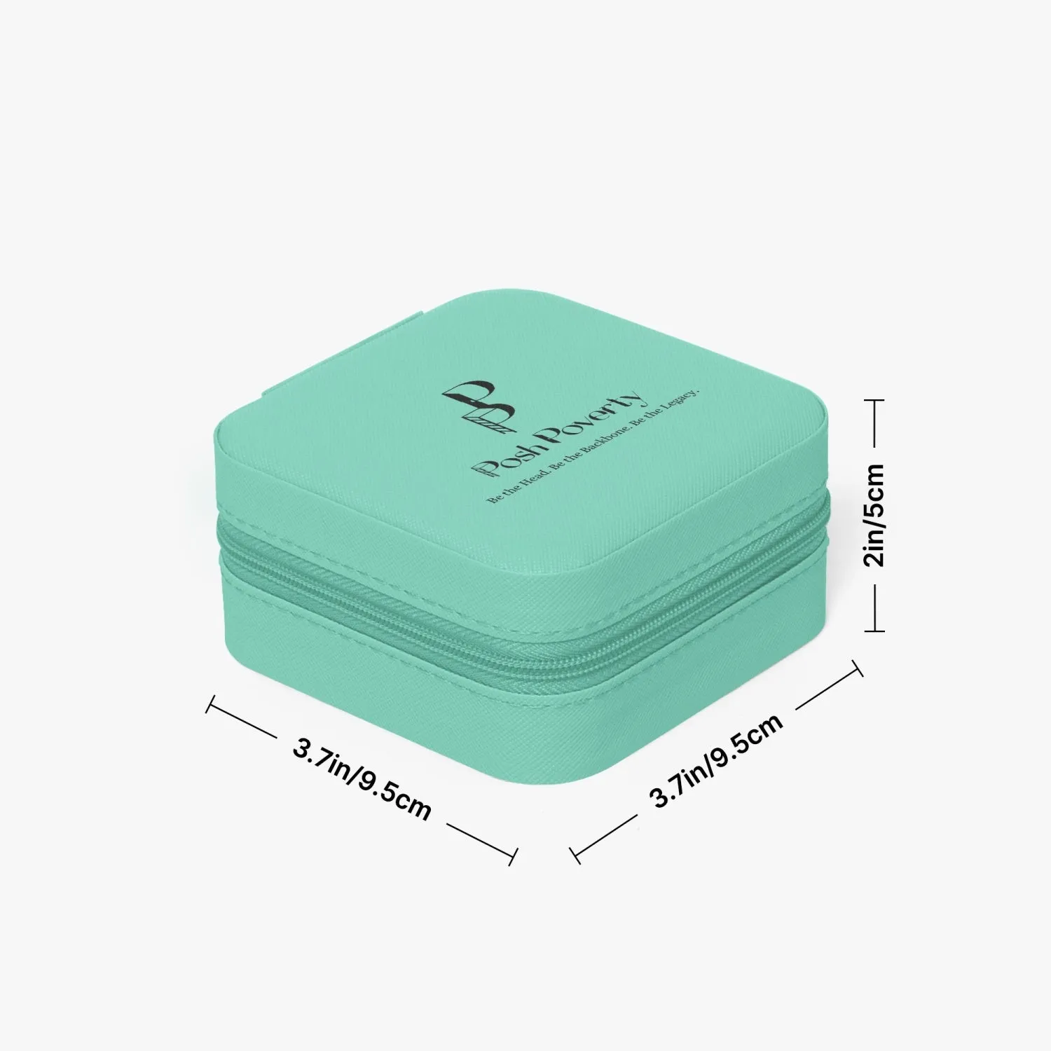 Posh Poverty Faux Leather Travel Jewelry Box Case