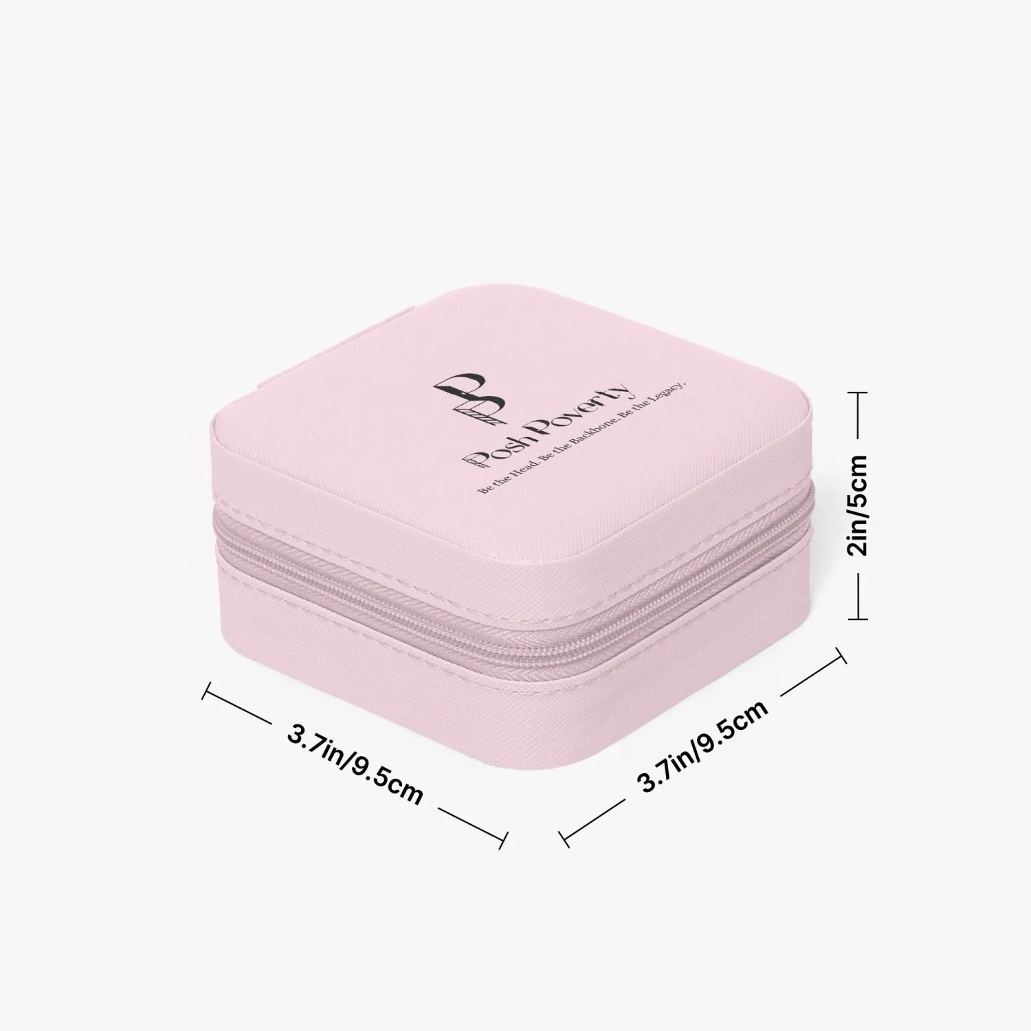 Posh Poverty Faux Leather Travel Jewelry Box Case