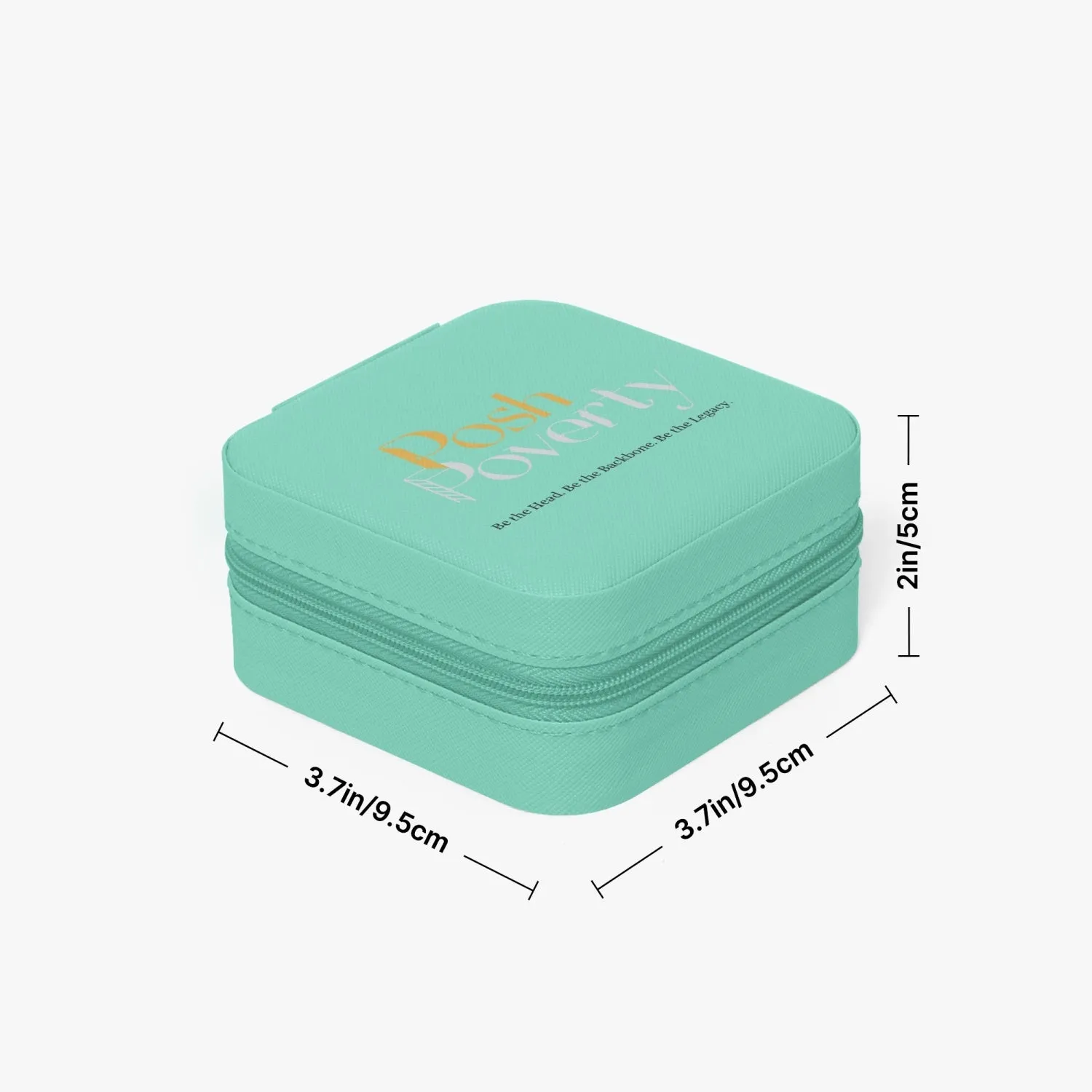 Posh Poverty Faux Leather Travel Jewelry Box Case